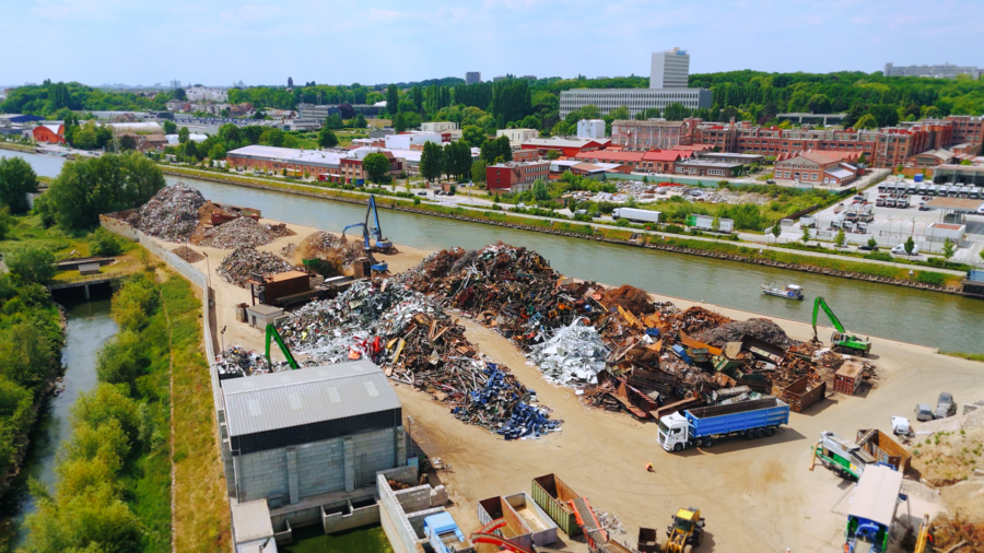 prise de vue aérienne service de recyclage de déchets | © Vizual Studio